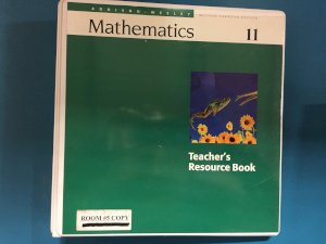 Aw Math 11 Wce Teacher's Resource by Teacher's Edition