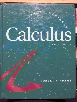 Single Variable Calculus 3/E by Adams, Robert