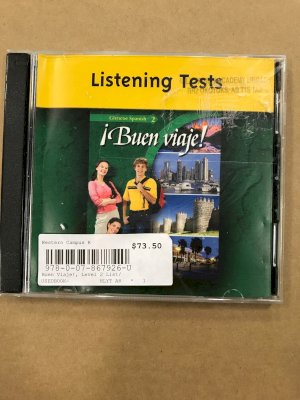 Buen Viaje Level 2 Listening Tests CD by Unknown