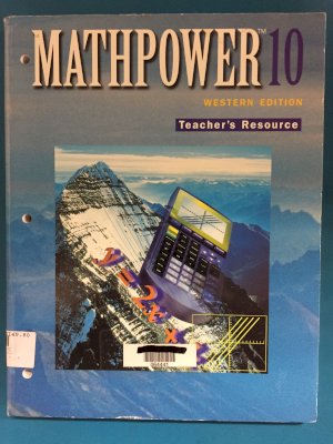 Math Power 10 Wce Te by Teacher's Edition