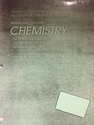 Chemistry: Study of Matter 2/E TG by Teacher's Edition