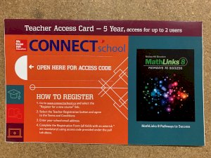 Mathlinks 8 Pathways to Success 5 Yr Tac by 5-Year Connect Access