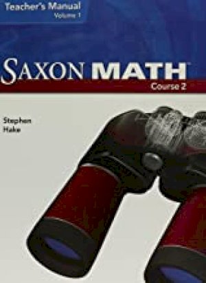 Saxon Math Course 2 TM Volume 1 by Teacher's Manual Vol 1