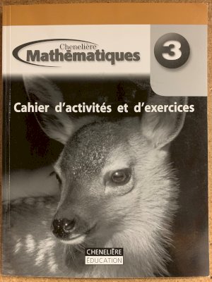 Mathematiques 3 WNCP Cahier D'activites by Unknown