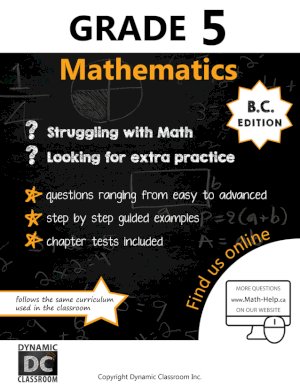 BC Grade 5 Mathematics Easy Math Guides by Taylor, Alan R
