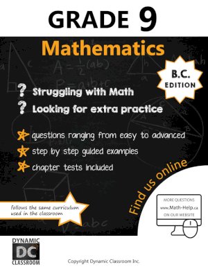 BC Grade 9 Mathematics Easy Math Guides by Taylor/Kokoskin