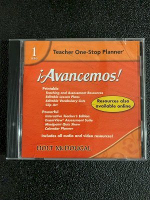 Avancemos Level 1 Teacher's One-Stop Pla by Teacher One-Stop DVD