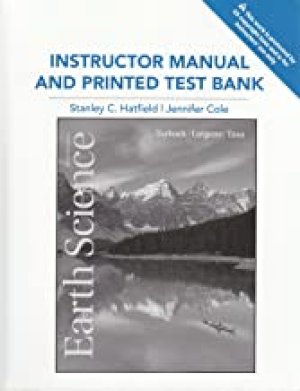 Earth Science 13/E Instructor Manual by Instructor's Manual