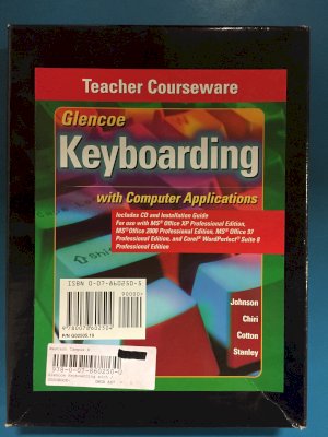 Glencoe Keyboarding with Computer Applic by Unknown