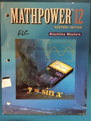 Math Power 12 - Blackline Masters by Kennedy, Ron, Thompson, Paula, Gaborak, Jerry