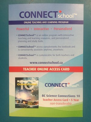 BC Science 10 Connections Teacher Access by 5 Year Subscription