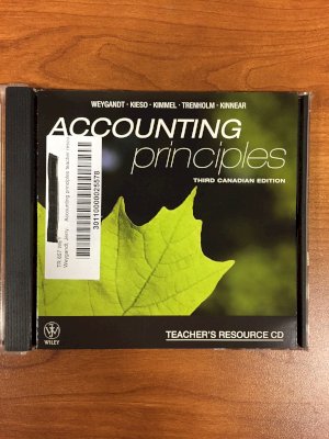 Accounting Principles 3/E CDN TR CD by Teacher's Resource CD