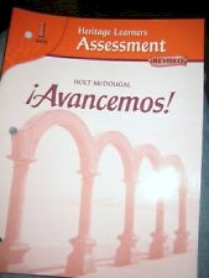 Avancemos Level 1 Heritage Assessment by Unknown