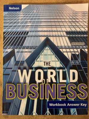 World of Business 5/E Student WB Answerk by Workbook Answer Key