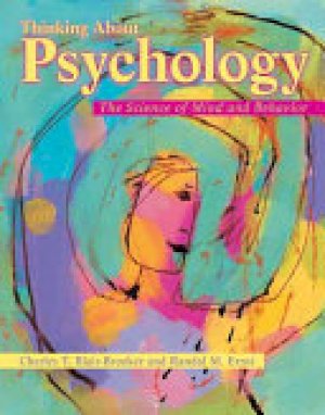 Thinking About Psychology: The Science O by Blair-Broeker, Charles