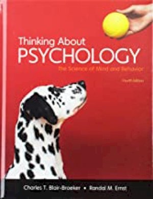 Thinking About Psychology: High School V by Blair-Broeker, Charles T