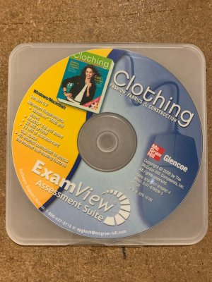 Clothing: Fashion, Fabric & Const Cab by Examview Assessment CD