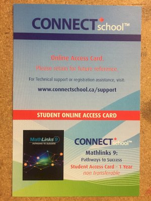 Mathlinks 9: Pathways to Success Connect by 1 Year Etext