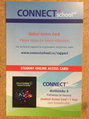 Mathlinks 8: Pathways to Success Connect by 1 Year Etext