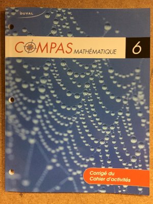 Compas Mathematique 6 Corrige Due Cahier by Workbook Answer Key