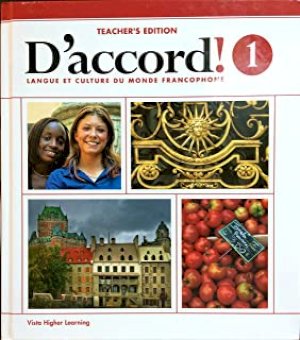 D'accord 1 (2015) Teacher's Edition by Teacher's Edition