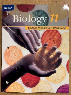 Nelson Biology 11 College Prep Workbook by Workbook