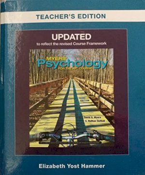 Myers'(Updated) Psychology for Ap(R) Te by Teacher's Edition