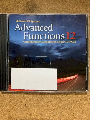 Advanced Functions 12 Computerized Asses by Computerized Assesment Bk