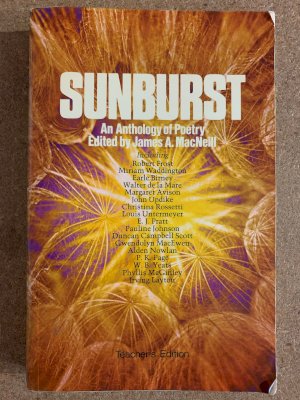 Sunburst: An Anthology of Poetry Te by Teacher's Edition