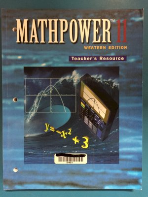 Math Power 11 Wce TR Book by Teacher's Edition